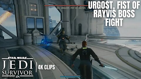 Cal Kestis Vs Urgost, Fist of Rayvis Boss Fight | Star Wars Jedi Survivor 4K Clips