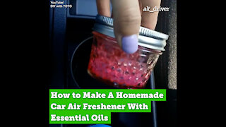 How to Make Homemade Car Air Fresheners With Essential Oils