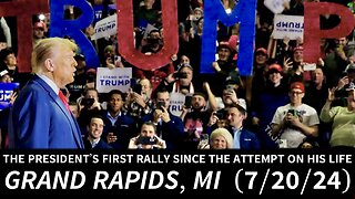 President Trump's Rally with His Vice President J.D. Vance in Grand Rapids, MI (7/20/24) | Trump Holds First Rally Since the Infamous Assassination Attempt