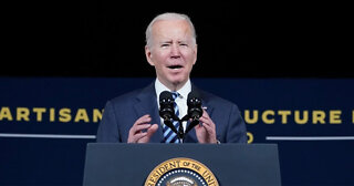 Biden Jokes During Ohio Speech That He Goes Home to Delaware Every Chance He Gets