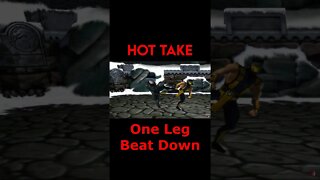 Mortal Kombat Gold: Hot Take - One Leg Beat Down #Shorts