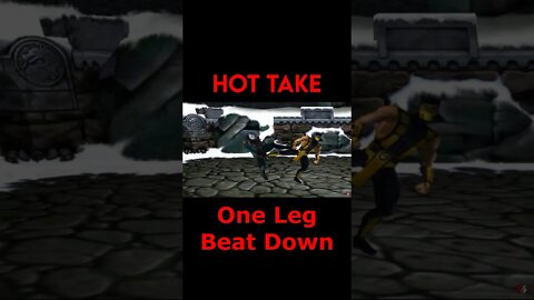 Mortal Kombat Gold: Hot Take - One Leg Beat Down #Shorts