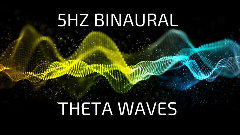 5hz binaural theta waves black screen