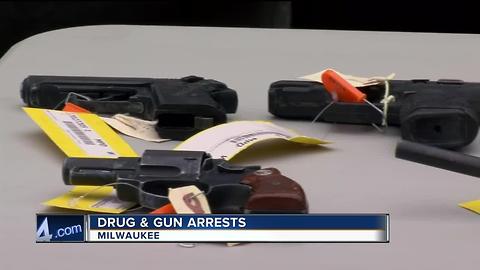 Law enforcement agencies and MPD seize illegal guns in drug related arrests