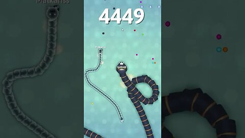 Taking over the map on snake.io [to OP for these guys] #iogames #wormateio #snake #shorts