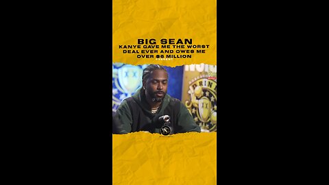 @bigsean #Kanye gave me the worst deal ever and owes me over $6 Million. #bigsean 🎥 @drinkchamps