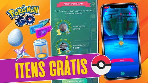 ITENS PREMIUM DE GRAÇA NO POKÉMON GO! Novo Sistema de VITRINES (Showcase)