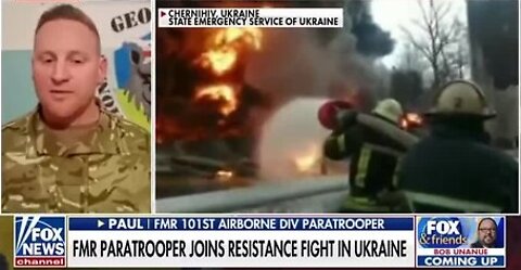 Former American paratrooper joins fight in Ukraine- 'This is their 1776'