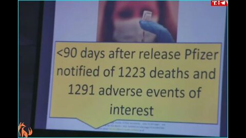 Dr. Peter McCullough: After 50 Deaths Any Company Has a Duty to Pull Product. Pfizer Has 1223 Deaths