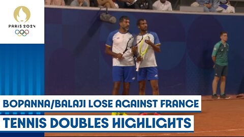 India's Rohan Bopanna and N Sriram Balaji knocked out in straight sets | Men’s Tennis Doubles 🎾