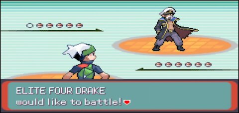 Pokemon Emerald - Elite Four Battle: Drake
