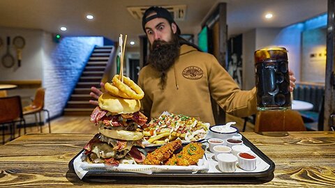 NO ONE HAS CONQUERED 'THE GUTBUSTER' CHALLENGE YET | BeardMeatsFood