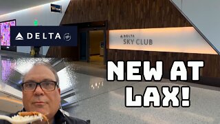 Let's walkabout at the NEW Sky Club in Terminal 3 at Los Angeles International (LAX)