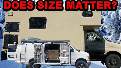 Choosing the right size van/mobile home