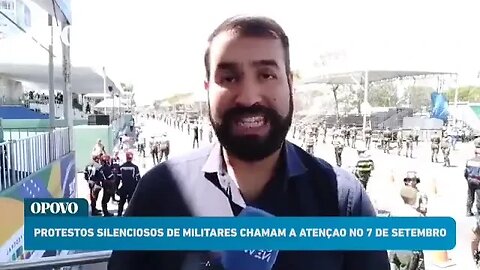 Rejeição ao criminoso de 9 dedos? Militares desviam o olhar do palanque durante desfile 7/9/2023