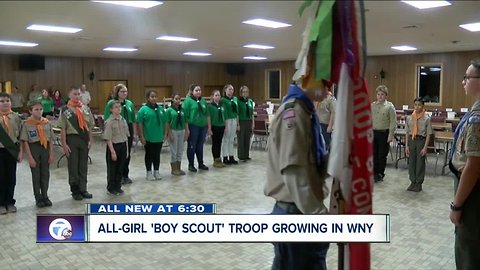 All-girl "Boy Scout" troop already growing in WNY