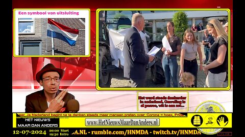 HNMDA live 20:00 | 12-07-24 | Het word steeds donkerder in nederland, Omvolking is al passee...