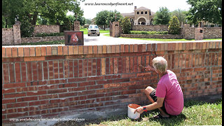 The Art of Faux Brick Restoration by Lawrence Dyer Fine Art