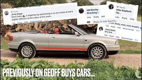 Improving the Audi 80 Cabriolet in 30 seconds...