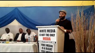 SOUTH AFRICA - Johannesburg - Support for Sekunjalo Independent Media (videos) (7JU)