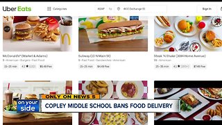 Copley school bans food delivery services for students