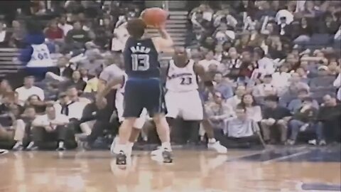 Steve Nash 22 Points 12 Ast @ Wizards, 2001-02.