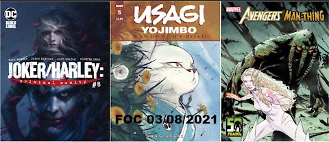 Final Order Cutoff For Marvel, DC, And Indy Comic Books 03/08/2021