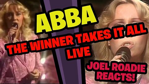 ABBA - The Winner Takes it All LIVE - Roadie Reacts