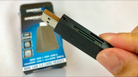Sabrent SuperSpeed 2-Slot USB 3.0 Flash Memory Card Reader quick look