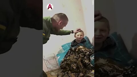 Ukrainian dad returns from war to see his son