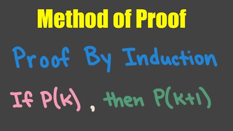 Method of Proof: Proof by Induction