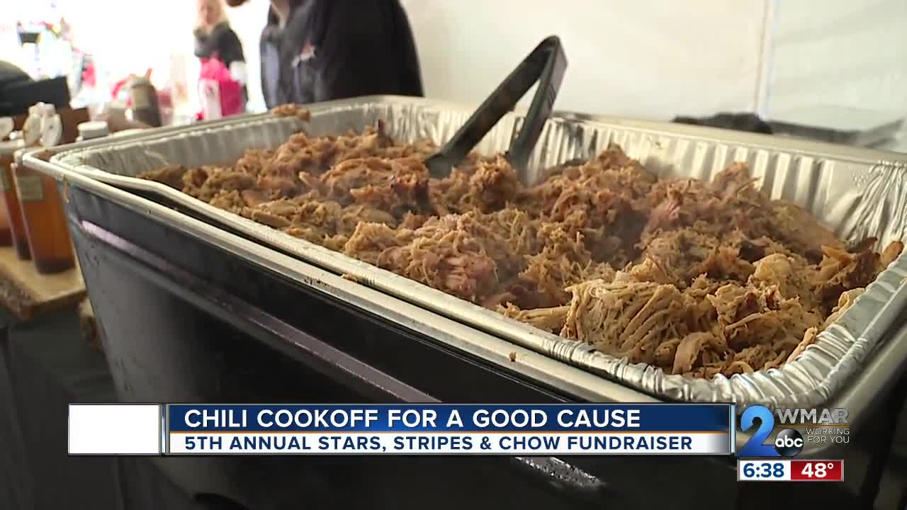 Chili cook-off for a good cause at 5th Annual Stars, Stripes & Chow Fundraiser
