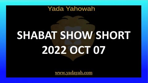 Shabat Show Short 2022 Oct 07