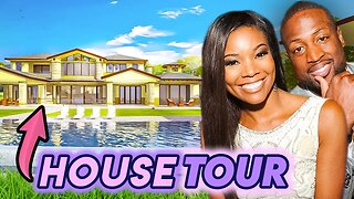 Gabrielle Union & Dwyane Wade | House Tour 2020 | $18 Million Mansion in Hidden Hills