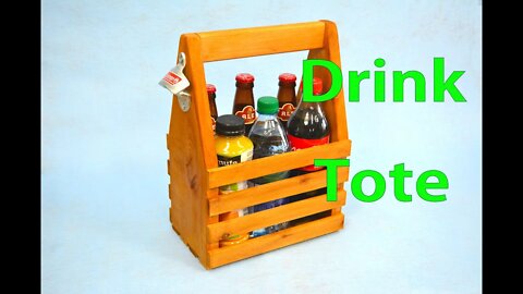 How to Make a DIY Drink Tote / Beer Tote / 6 Pack Holder
