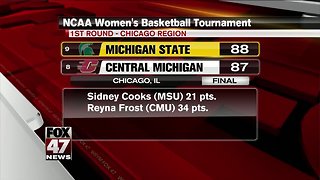 Shay Colley's late layup lifts Spartans over Chippewas in NCAA first round