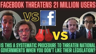 Facebook Meta threatens 21 million users with the unprecedented bill C-18