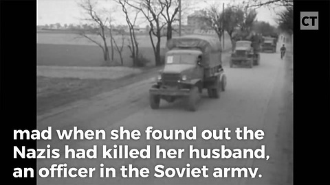 Nazis Killed Her Husband, So Woman Buys Tank for Revenge Killing Rampage