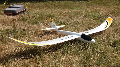 Post-Crash E-Flite UMX Radian BNF with AS3X Technology Flight and Glide in Wind