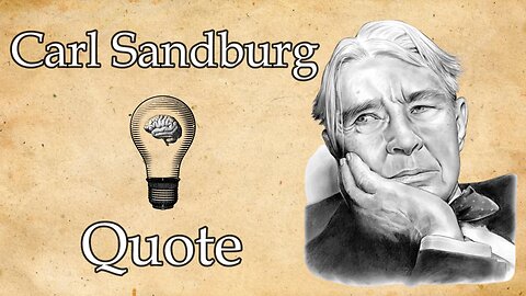 Time is Your Life's Coin: Carl Sandburg's Wise Advice