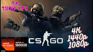 CSGO da Massa 1080p,1440p, 4k não sei se da pra melhorar o FPS, mais é isso que consegui!