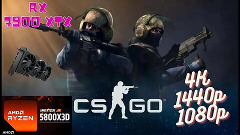 CSGO da Massa 1080p,1440p, 4k não sei se da pra melhorar o FPS, mais é isso que consegui!