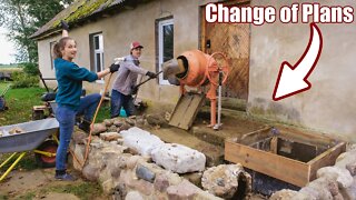 Pouring the Foundation Slab in 1 Day by Hands