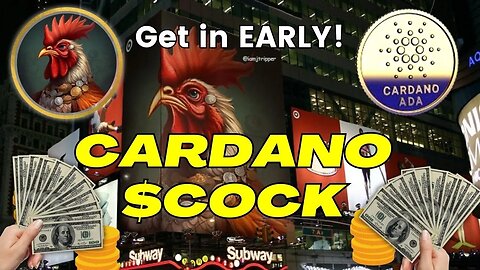 COCK crypto Airdrop Alert | Cardano built $COCK coin 1000X gains for early birds!