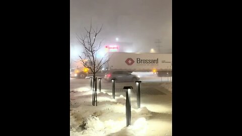 Montréal Brute Winter Windstorm