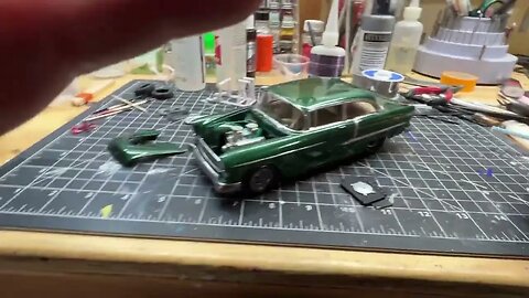AMT 55 Chevy Kit Bash update #4