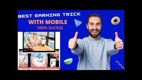 New Earning Trick With Mobile Marketing Revolution, EARN 100$ PER MONTH.