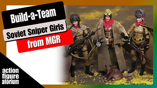 Build-a-Team | 3.75" Soviet Sniper Girls | kitbashed via Marauder Gun Runners
