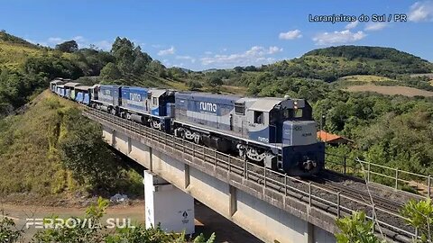 Trens da Rumo na Ferroeste, Paraná