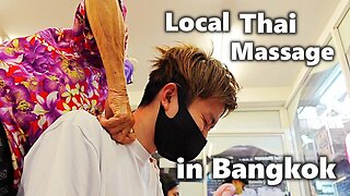 Local Thai Massage Tour in Bangkok (Painful) // Thailand Travel 2022